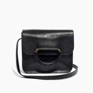 Madewell The Holland Leather Shoulder Bag Black